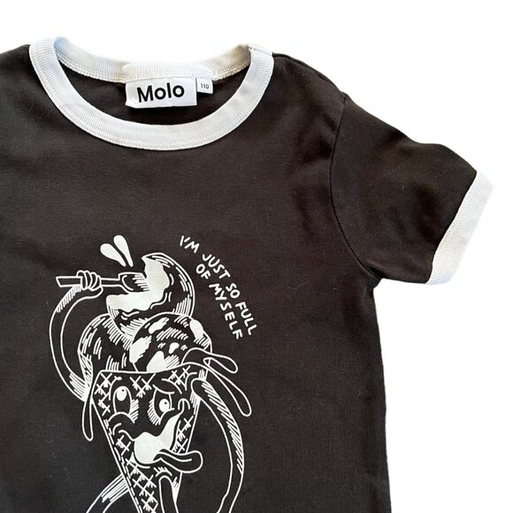 Molo Icecream Color Block Graphic Tee 110 - Picture 3 of 4